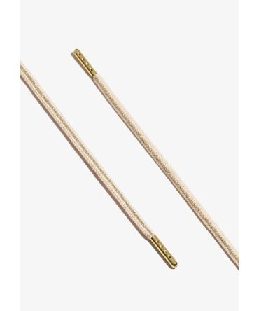 Yellow / Gold Metal Tip Shoelaces