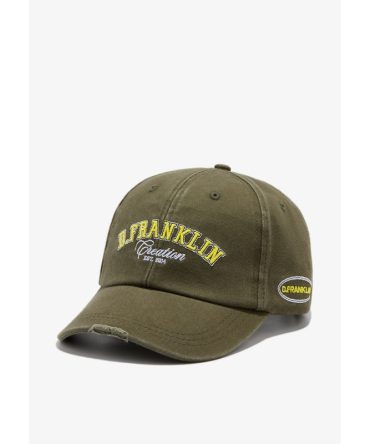 Varsity Washed Cap Army Green