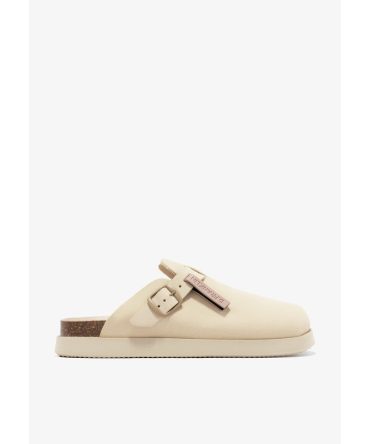 Vibe Clog Buckle Beige