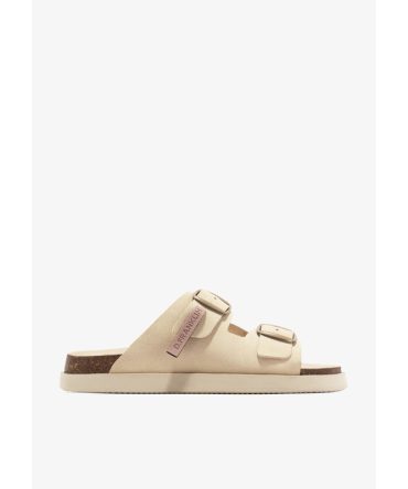 Vibe Sandals Buckle Beige