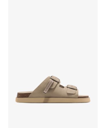 Vibe Sandals Buckle Taupe