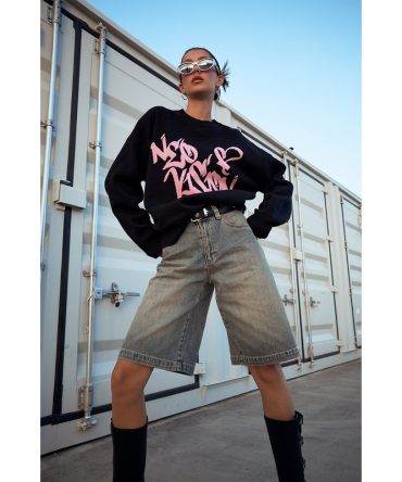 Abrand 95 Super Baggy Jort Roxie