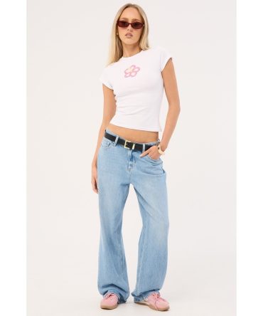 Lee Mid Baggy Jean Skyline Blue