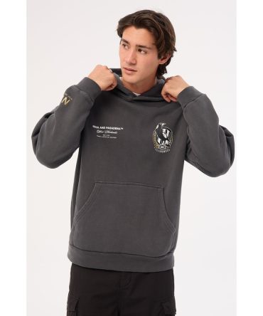 Nena & Pasadena Collingwood Vintage Hoodie Pigment Asphalt