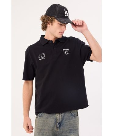 Neovision Ace Slim Polo Shirt Jet Black