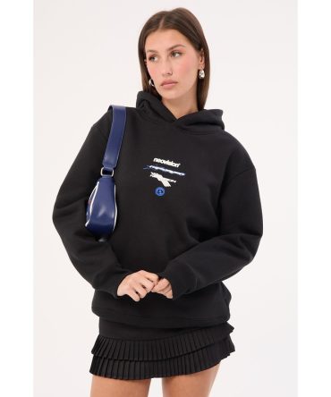 Neovision Decal Relaxed Hoodie Black