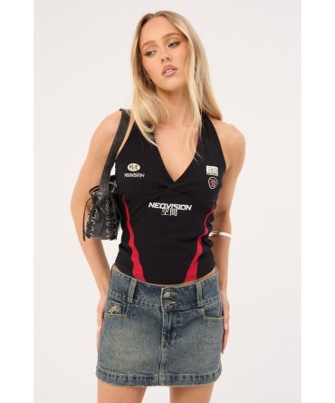 Neovision Interval Halter Top Black