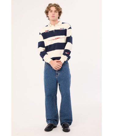Neovision Swerve Rugby Shirt Navy/Off White