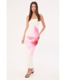 Perfect Stranger Magnolia Blur Midi Dress Multi