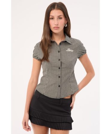 Rusty Missy May Shirt Black/Cream