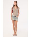 Wrangler Repair Mini Denim Skirt Mid Days Indigo
