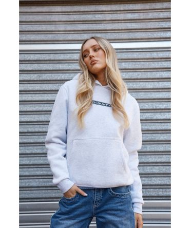 Rusty The Essentials Oversized Hooded Fleece Ecru Marle