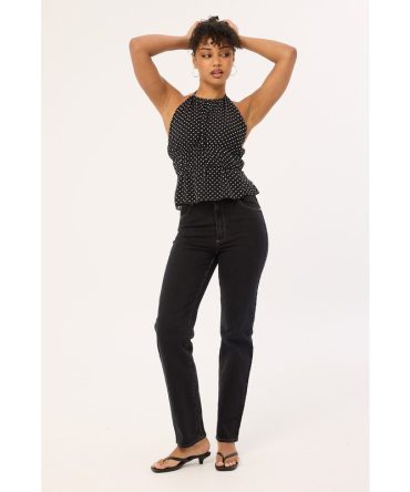 Abrand 94 High Waisted Straight Jean Cara Organic