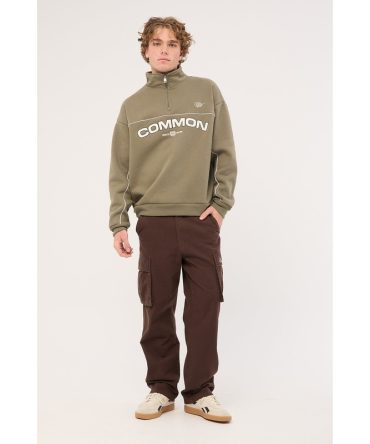 Common Need Vinyl Cargo Pant Washed Brown