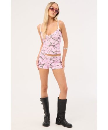 Neovision Starlit Camo Mini Shorts Pink Camo