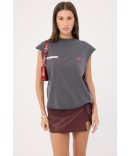 Wrangler Fossil Muscle Tee Worn Black