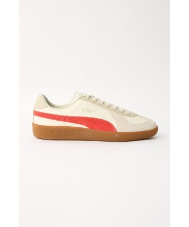 Puma Army Trainer Sneaker Warm White Puma Red