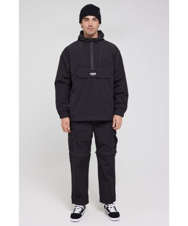 Worship Pure Mayhem Zip Off Nylon Cargo Pant Black