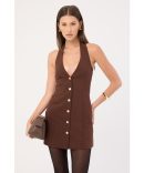 Perfect Stranger Arabella Asym Midi Dress Cream