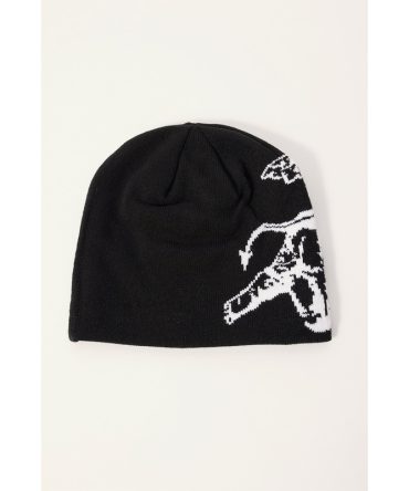 Worship Cherub Skull Beanie Black