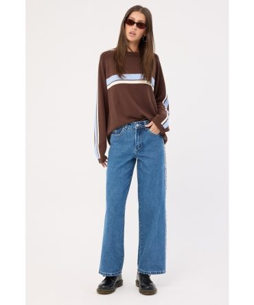Worship Pacer Sloucher Jean Steady Mid Blue