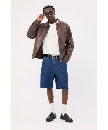 Worship Vanity Big Dawg Jean Short BPM Blue