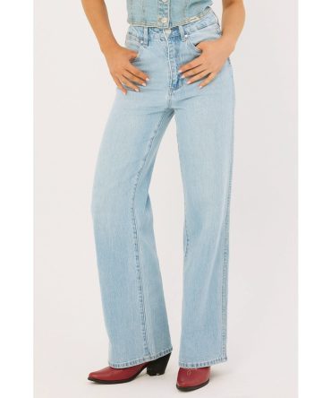 Wrangler Hi Bells Stone Cold Blue