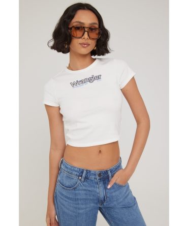 Wrangler Reactive Rib Tee Vintage White