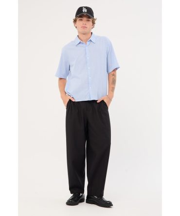 Common Need Blanco Pleated Tailored Trouser Black