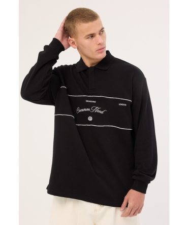 Common Need Cities Rugby Shirt Night Black