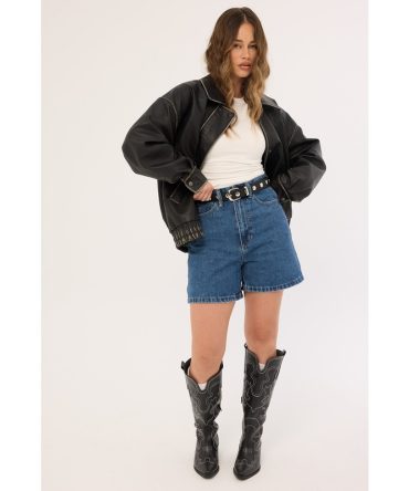 Thrills Koko Short Vintage Rinse Blue