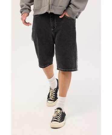 Worship Pacer Big Dawg Jean Short Black Rinse