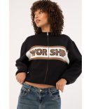 Worship Burn It All Fleece Short Snow Marle