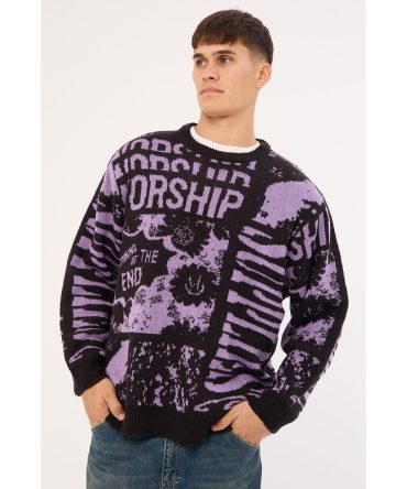 Worship Chico End Knit Black