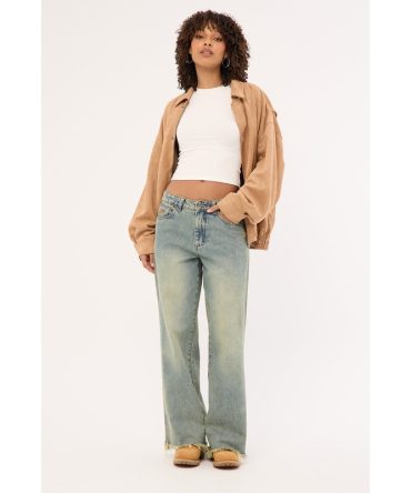 Worship Sloucher Jean Hazard Blue
