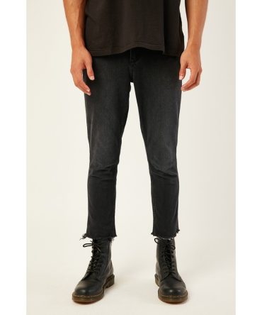Wrangler Sid Chopped Jean Redemption Black