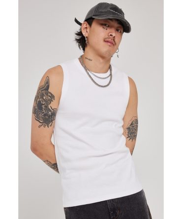 Neovision Bound High Neck Tank White