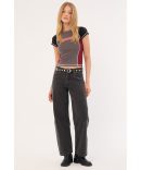 Wrangler Crush Boxcar Tee Dark Slate