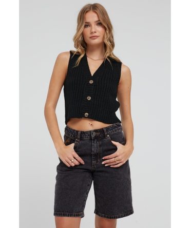 Worship Worship Carpenter Short Black Rinse