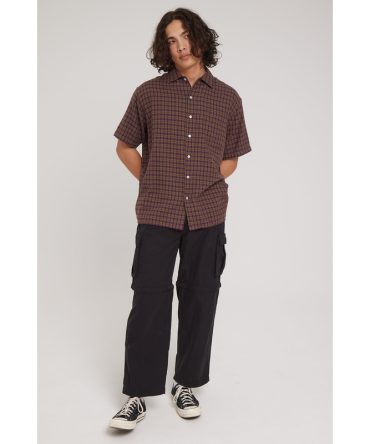 Worship Why Wait Zip Off Cargo Pant Washed Black
