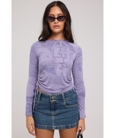 Worship Dust Long Sleeve Top Heron