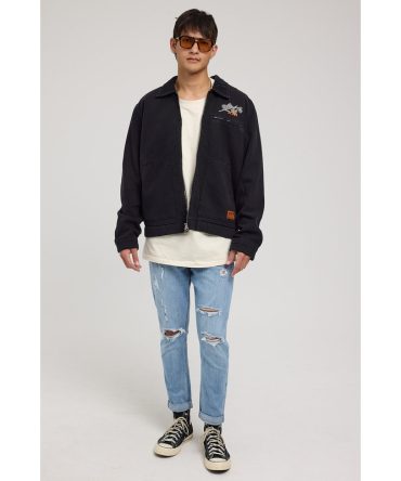 Wrangler Sid Crop Jean Whiplash Blue
