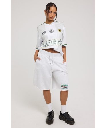 Worship Burn It All Fleece Short Snow Marle