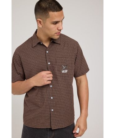 Worship Eternal Short Sleeve Shirt Brown