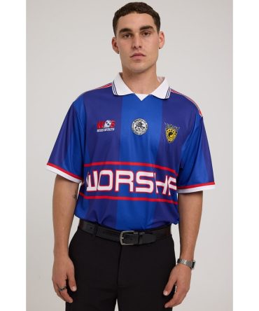 Worship Strike Football Jersey Blue