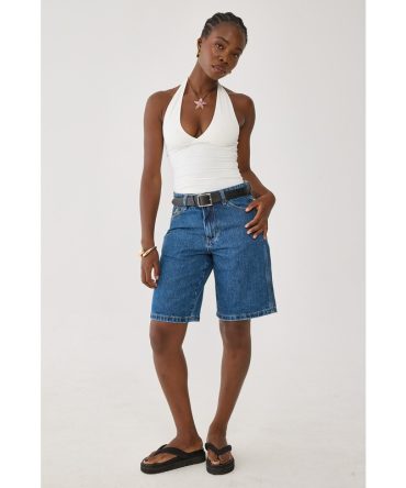 Worship Worship Sloucher Short Worn Blue Rinse