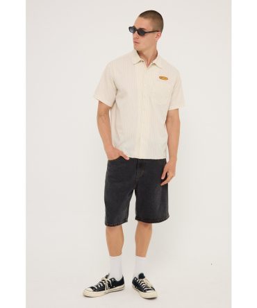 Worship Bistro Short Sleeve Shirt Bone