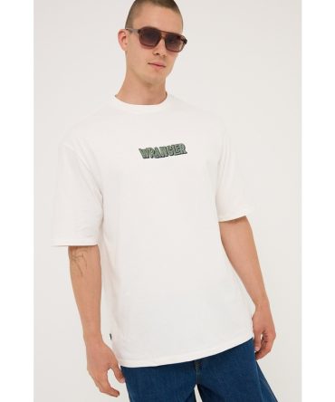 Wrangler Clam Slacker Tee White