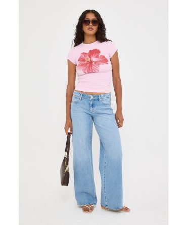Wrangler Low Farrah Jeans New Dawn