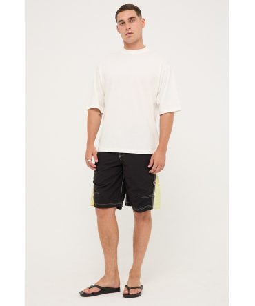 Worship Boardriderr Boardshort Black/Lime